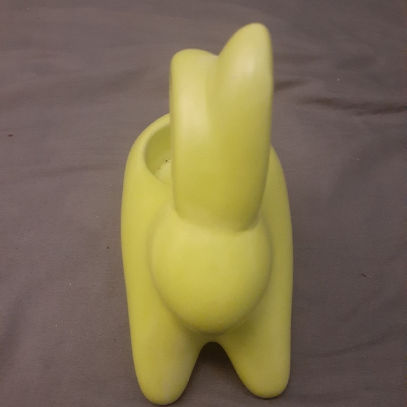 Lime Green Bunny Tealight Candleholder - Picture 4 of 7
